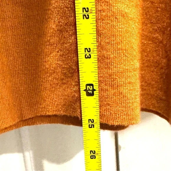Fate | Womenβs Boho Style Orange Leaf Pattern Sweater w/ Wide Sleeves | L | NWT - Picture 3 of 7